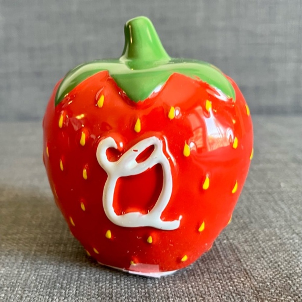 Ceramic Q Strawberry 🍓 Figurine